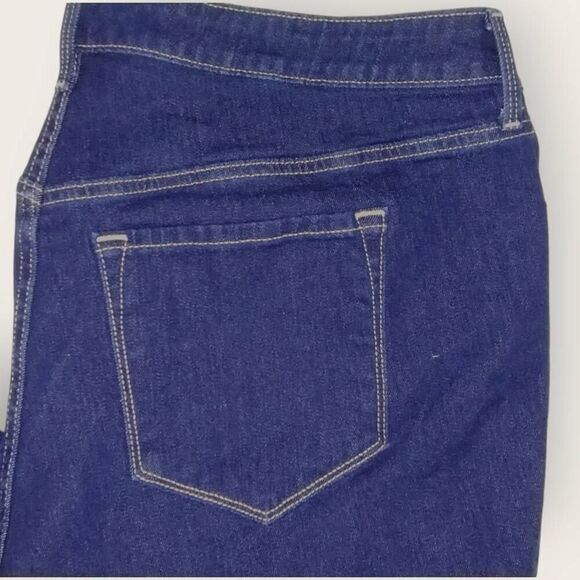 Old‎ Navy Womens Jeans Sz 22 Short High Rise Straight Stretch Streetwear Preppy - Picture 3 of 9